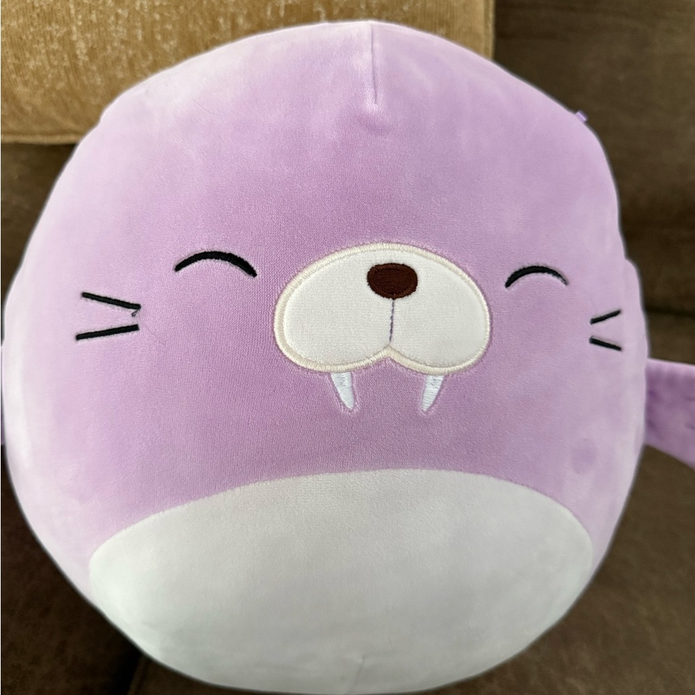 Squishmallows Winnie the Walrus 16” Purple Plush Stuffed Animal - Picture 2 of 5